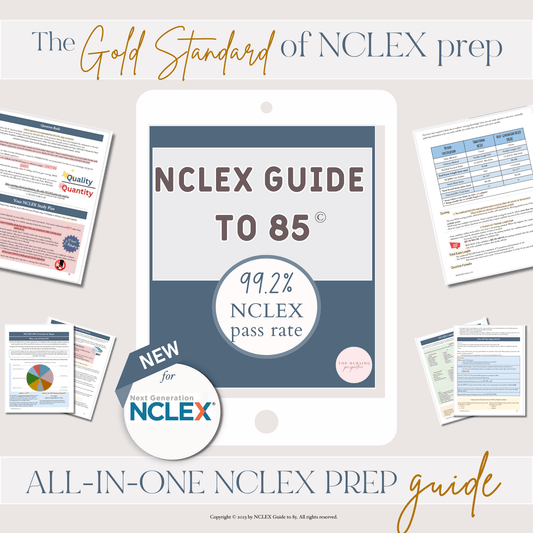 NCLEX Guide to 85 © - The Nursing Perspective